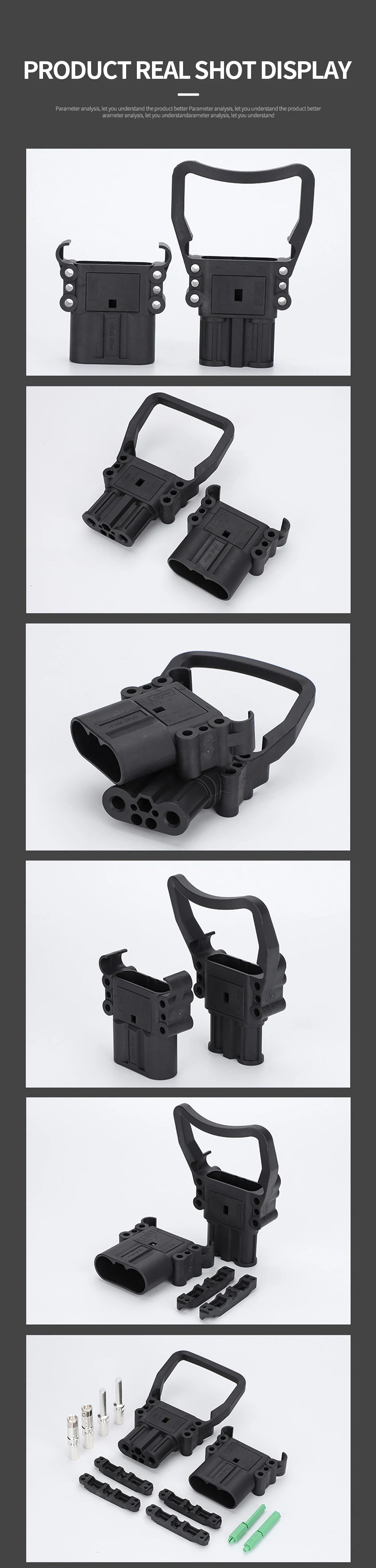 1/5/20 Sets REMA Type 80A 160A 320A Male Female Docking New Energy Industrial Electric Forklift Power Interface Connector