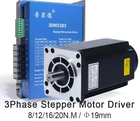 NEMA42  Three-phase motor set  Schritt Motor Drive  8N.M 12N.M 16N.M 20N.M  Stepper Motor 220V  driver 3DM2283