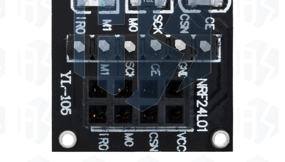 1PC 2.4G NRF24L01+ Upgraded Wireless Module: DIY for Arduino-Compatible Communication Kit (2Mbit/s Data Transmission)