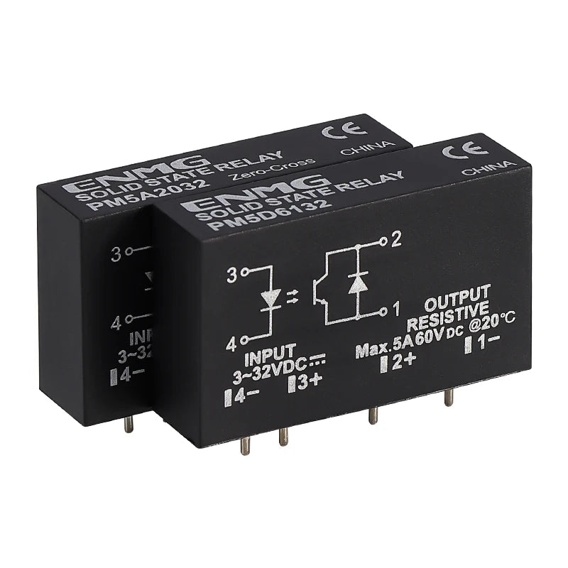 ENMG 24V Wide Voltage PCB Small Welding Type Solid State Relay PMN5D6132 DC Control 3V5V PM5D6132 Optocoupler Isolation Thin