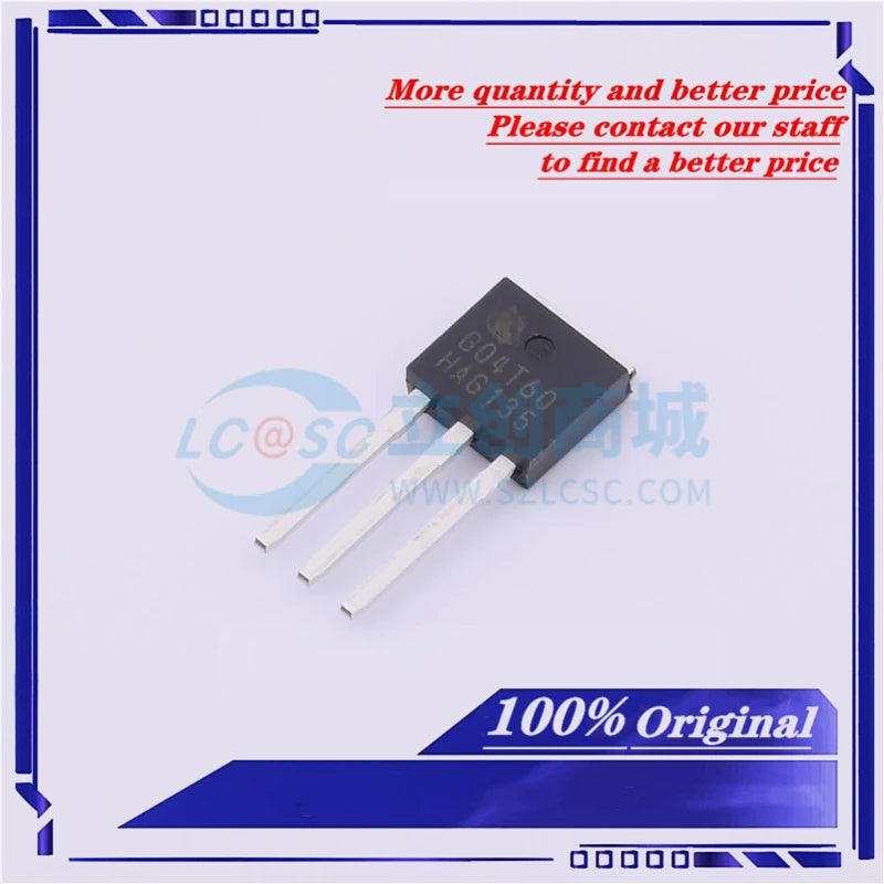 1PCS/LOT IGU04N60T G04T60 TO-251-3 IGBT transistor  New Original Spot Stock