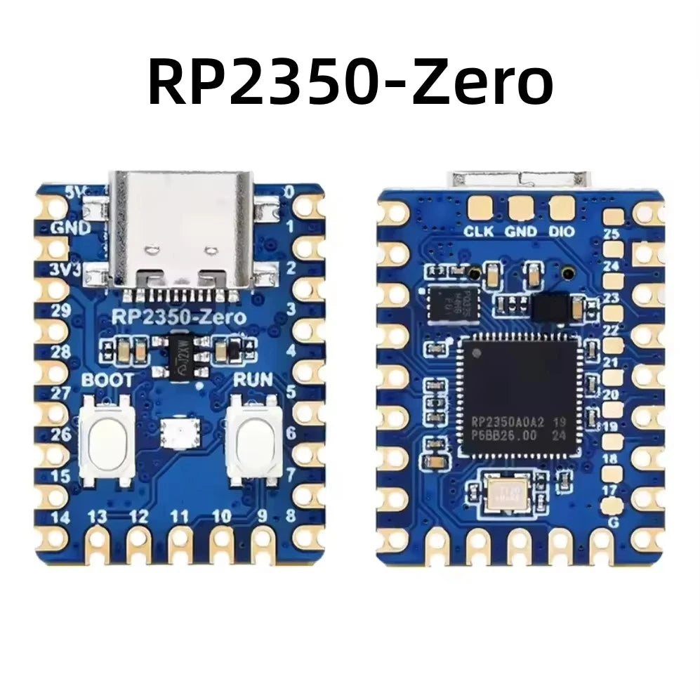 Waveshare RP2350 USB A Development Board Raspberry Pi Pico 2 USB Type-A/C 2.0/1.1 Transmission RP2350 Zero