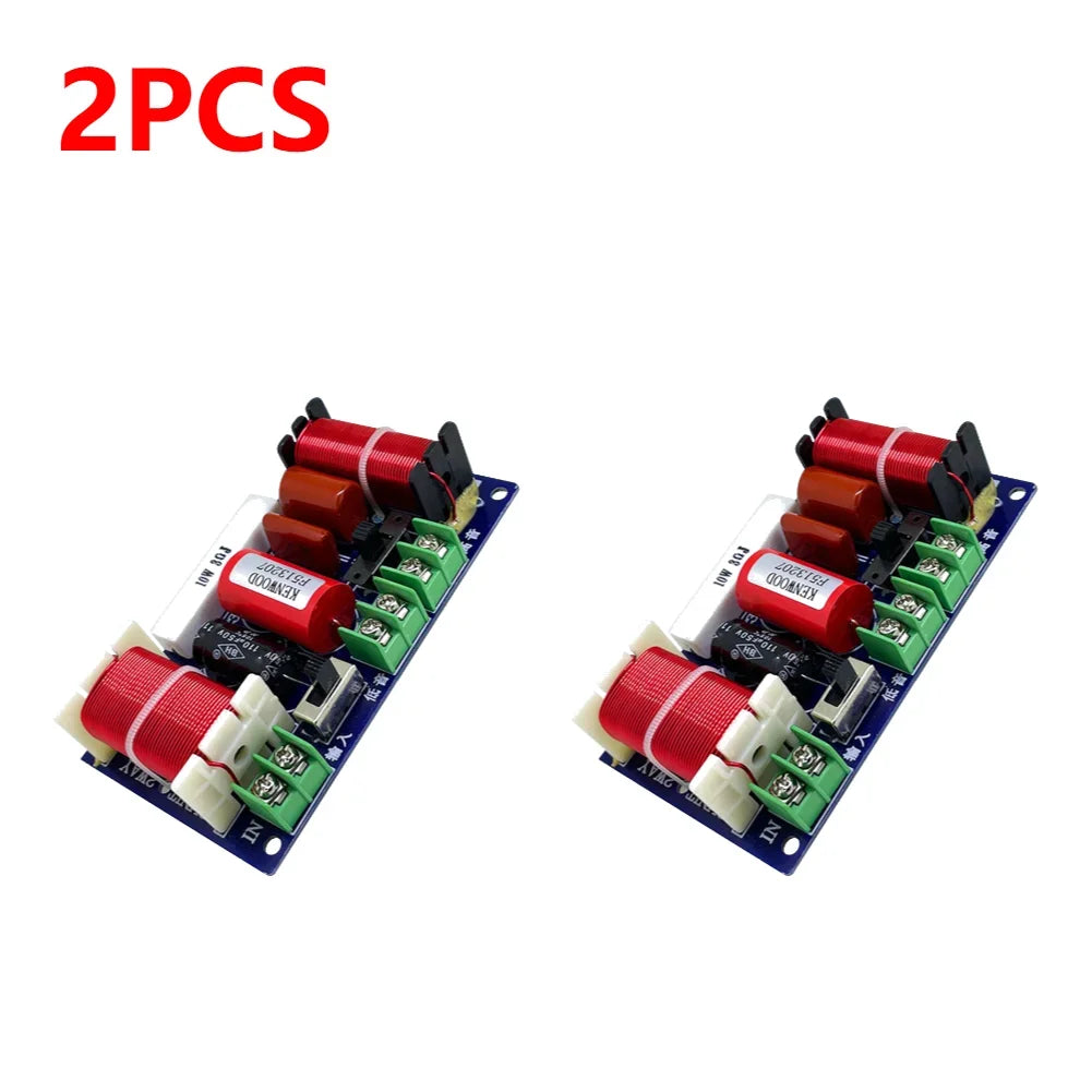 1-5pcs 2-Way 250W Speaker Crossover 2500-3000Hz Treble Medium Bass Filter Frequency Divider HiFi Stereo Audio Crossover Filter