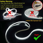 220V COB LED Strip Power EU Plug Dimmable Timer 288LEDs/m Waterproof Neon Light Tape Red Blue Green Pink White Home Garden Decor