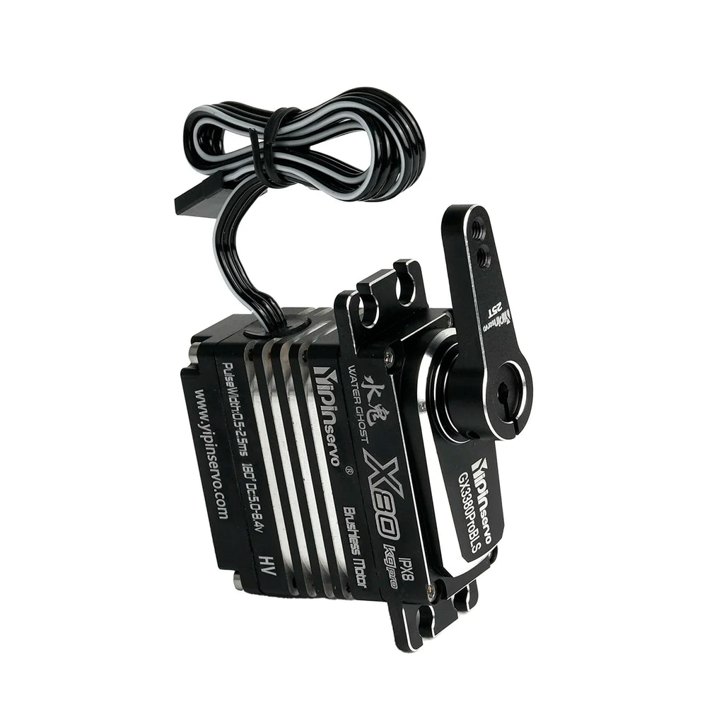 80KG Digital Servo All Metal IP67 Waterproof 5.0-8.4V Brushless Motor Steel Gear RC Model Car Industrial Grade Servo