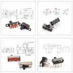 Slide Switch Assorted Kit Mini Micro PCB Panel Slide Switch 2Pin 3Pin 4Pin ON/Off ON/Off/ON Switch Arduino Breadboard