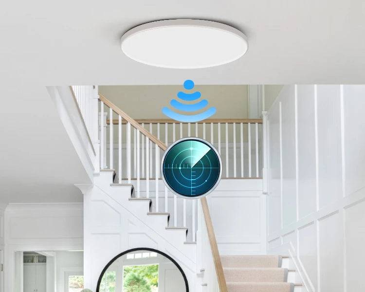 Led Ceiling Lamp With Motion Sensor 110-220V Human Infrared Smart Room Lamp 20W 40W Ceil Lamps For Entrance Balcony Corridor