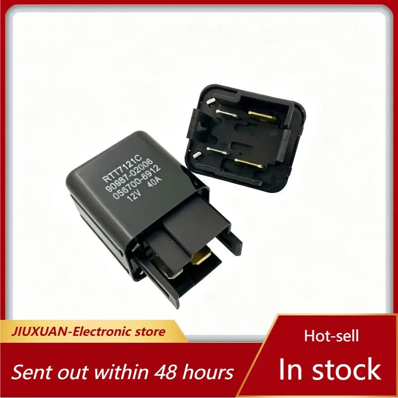 New 1pcs/lot 90987-02006 056700-6912 12V RTT7121C Automotive fuel pump relay