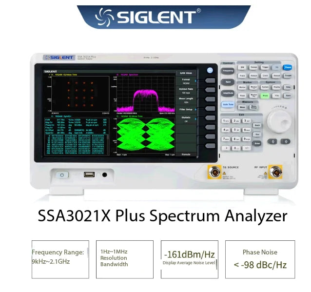 RIGOL DSA815 DSA815-TG Sweep Type Spectrum Analyzer 9kHz to 1.5GHz 10Hz to 1MHz Resolution Bandwidth for Electronic Components