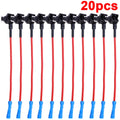 32V MINI SMALL MEDIUM Size Car Fuse Holder Add-a-circuit TAP Adapter Micro Mini Standard ATM Blade Fuse for Cars Vans 20/10/5pcs