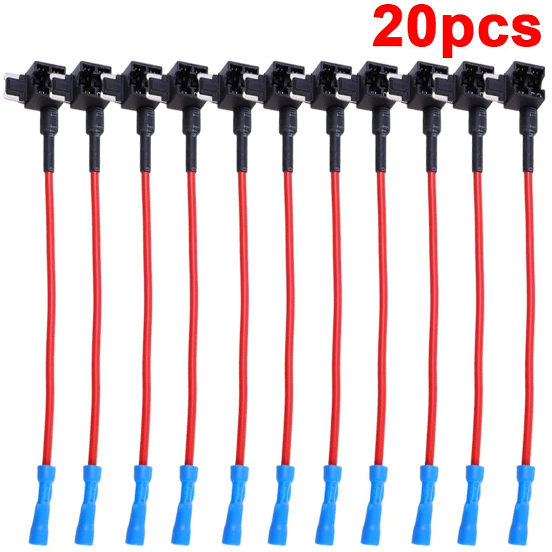 32V MINI SMALL MEDIUM Size Car Fuse Holder Add-a-circuit TAP Adapter Micro Mini Standard ATM Blade Fuse for Cars Vans 20/10/5pcs