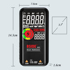 BSIDE Digital Multimeter Smart Electrician Tester USB Charge T-RMS DC AC Voltage Capacitance Ohm Hz NCV Professional Multitester