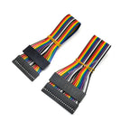 1PCS 2.54MM Pitch Dupont Line Female / Male 16/20Pin Dupont Cable Connector 10/20/30cm Double Headed 16P 20P Jumper Cable Wire
