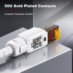 ROVLL Tool-Free RJ45 Connector Cat6 UTP 1000Mbps LAN Ethernet Plug Easy Termination Modular Plug No Crimp Network Cable 1PCS