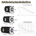 Nema23 57Closed Loop Stepper Motor Drive All-in-one Encoder Hybrid 8mm Shaft 57mm Easy Servo Motor 1000 Line Encoder DC24-48V