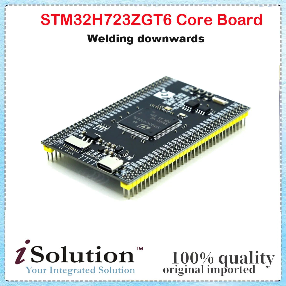 STM32H723ZGT6 Core Board  ARM Cortex-M7 System Board QSPI Flash25Q64 STM32H723 High Performance Development Board