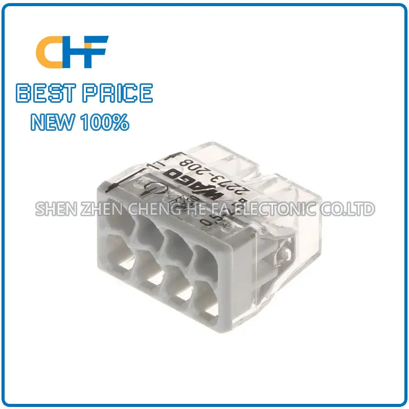 10PCS 2273-208 WAGO Wanke 0.5-4MM ² plug-in terminal blocks, brand new and original
