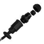 IP68 RJ45 Network Connector with LAN Wire M20 Waterproof Ethernet Retardant Terminal Connectors Quickly RJ45 Panel Plugs with DC