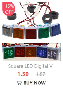 AD16-16SM 16mm buzzer 12V 24V 110V 220V 380V Flash Signal Light Red LED Active Buzzer Beep Alarm Indicator Red Green Yellow