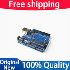 (1-5piece）High Quality UNO R3 DIP Development Board ATmega328P AVR With USB Cable Diy Starter Kit for Arduino