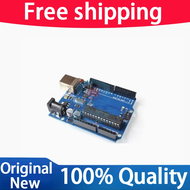 (1-5piece）High Quality UNO R3 DIP Development Board ATmega328P AVR With USB Cable Diy Starter Kit for Arduino