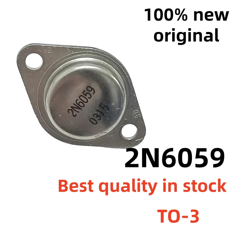1Pcs 100% new original 2N6055 2N6056 2N6057 2N6058 2N6059 Darlington Transistor NPN PNP 100V 12A TO-3