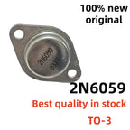 1Pcs 100% new original 2N6055 2N6056 2N6057 2N6058 2N6059 Darlington Transistor NPN PNP 100V 12A TO-3