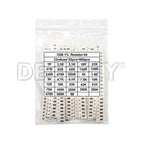 4000PCS 0402 SMD Resistor Kit Assorted PLR 10ohm-1M ohm 5% 80valuesX 50PCS=4000PCS Sample 0805 0603 1206 2512 1210