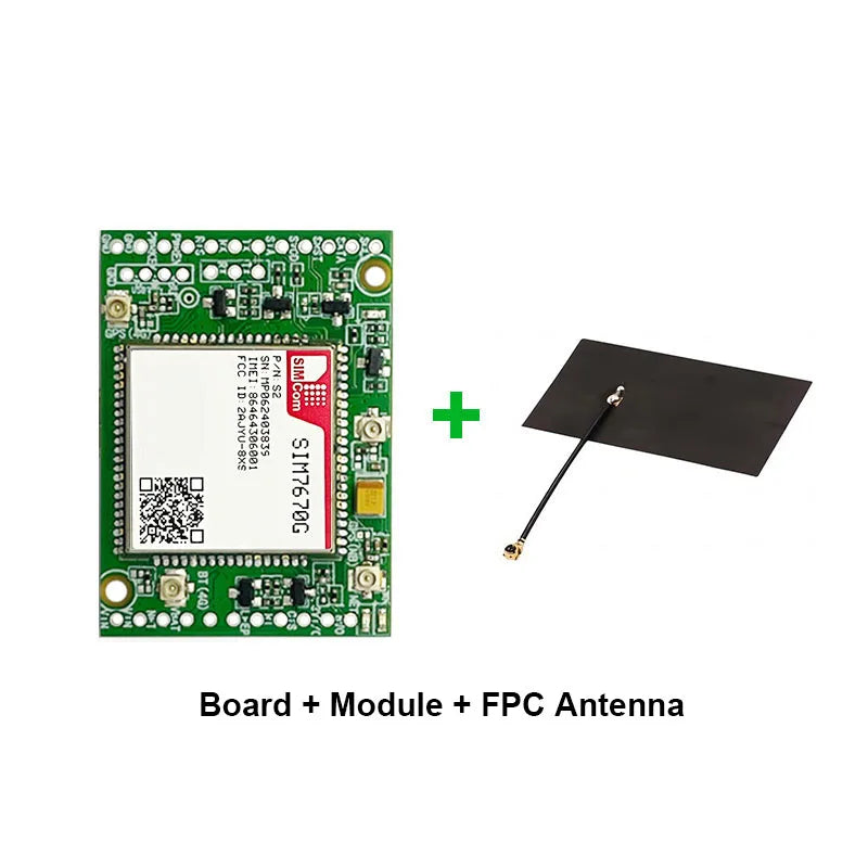 SIMcom 4G LTE CAT1 Module Support GNSS Core Board Breakout Kit With Antenna SIM7670E SIM7670G SIM7670NA SIM7672E SIM7672G