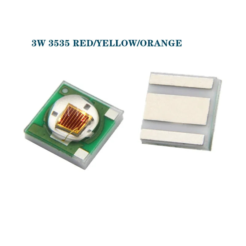 10pcs High Power LED 3535 Chip 3W SMD UV Blue Red Green IR Royal White 520 365 380 390 395 410 420 430 730 740 850 940 460 620nm
