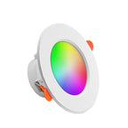1-10PCS 10W Smart LED Downlight Bluetooth Ceiling Lamp RGB CCT Lamp APP Remote Control Color Changing Light for Google Alexa Hom