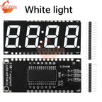 4 Bits Digital LED Display Module DIY Clock Electronic Kits 7 Segment 0.56 inch Time Clock Indicator with HT16K33 Driver Board