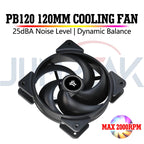 JUMPEAK PB120 120mm Cooling Fan Quiet 4PIN PWM 2000RPM High Performance 12cm Fans For PC Computer Case CPU Cooler Radiator