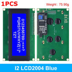 TZT LCD2004+I2C 2004 20x4 2004A Blue/Green screen HD44780 Character LCD /w IIC/I2C Serial Interface Adapter Module For Arduino