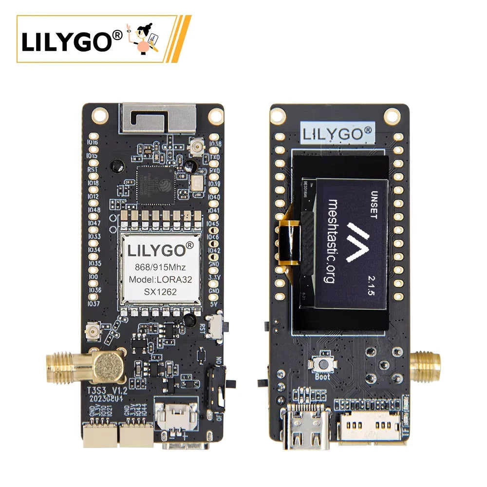 LILYGO® T3S3 V1.2 ESP32-S3 LoRa 2.4G SX1280 OLED Development Board Display Module