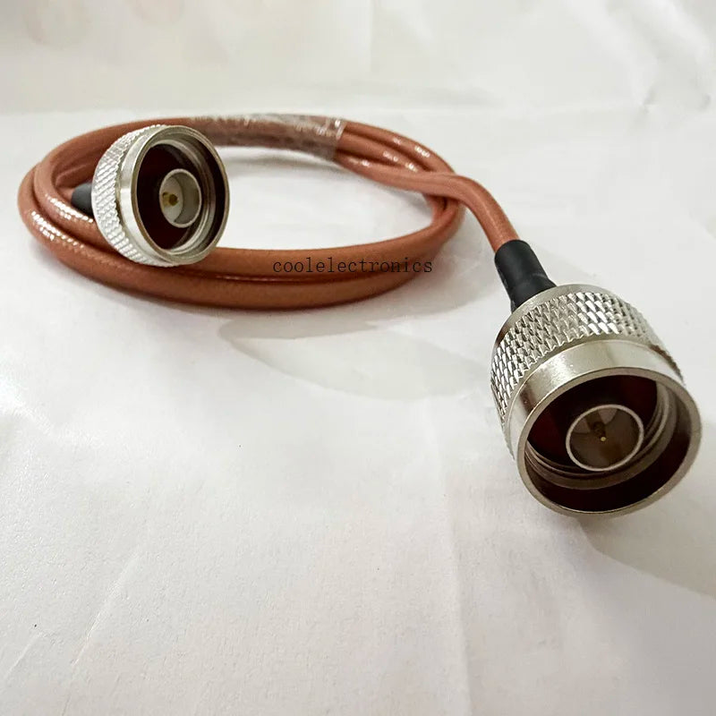 N Male to N Plug Male Connector RG400 Double Shielded Copper Braid RF Coaxial cable 50ohm 10/15/20/30/50CM 1/2/3/5/10M
