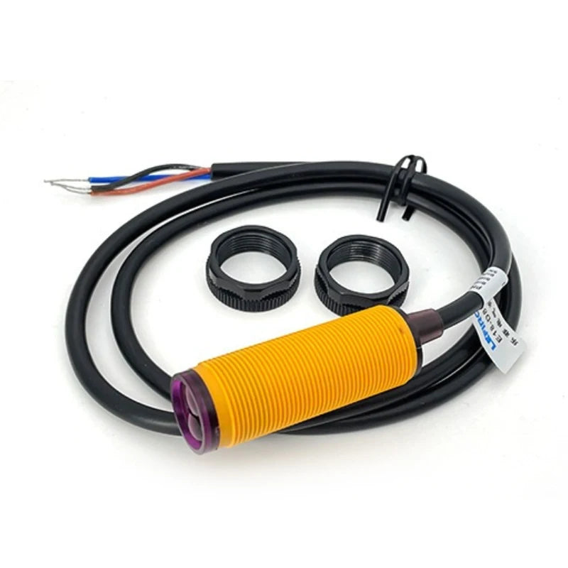 E18-D80NK Infrared Obstacle Avoidance Photoelectric Sensor Switch 3-80cm Adjustable Range Anti-Interference for Smart Car Robot