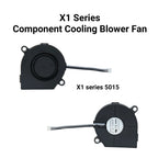 5015 Cooling Fan for Lab A1 A1mini Hotend Fan with Cable Rapid Cooler Fan 2510 Axial Fan Kit for X1 X1C P1P P1S 3D Printer Parts