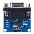MAX3232 RS232 To TTL Serial Port Converter Module TX RX VCC GND Female DB9 Connector MAX232 Flashing Board MAX3232 Chip