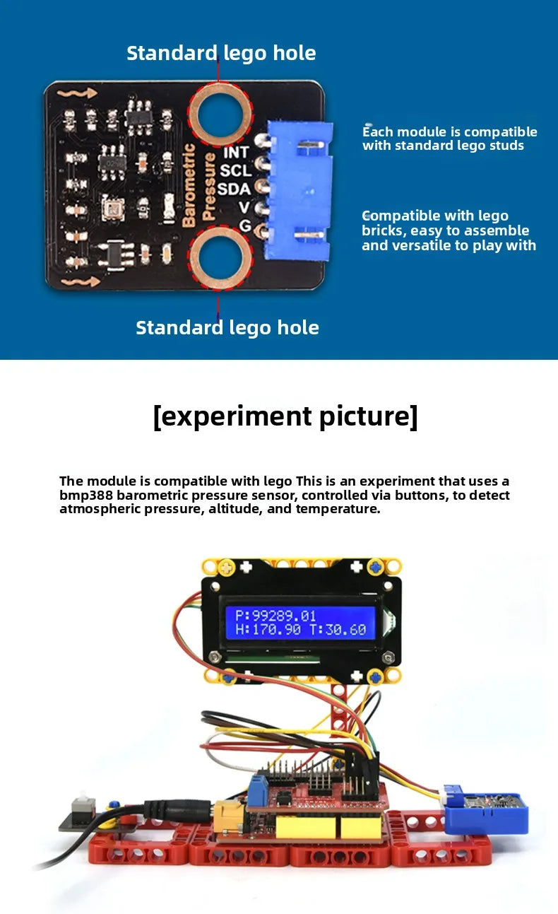 Easy-Integration BMP180 BME280 AHT20 Sensor High Precision Barometric Pressure Altimeter