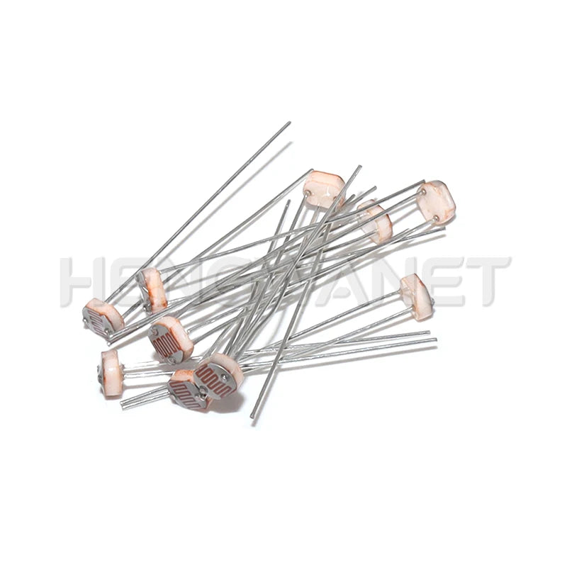 50PCS LDR Photo Light Sensitive Resistor Photoelectric Photoresistor 5528 5506 5516 5537 5539 GL5528 For Arduino