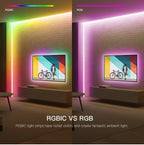 Smart TUYA WS2811 RGB IC Dreamcolor COB LED Strip Light Segment LED Control Music Mode Voice Control Support Alexa Google Home