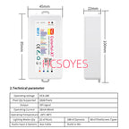 WS2812B WS2815 RGBIC LED Strip Controller Colorful-X7 Bluetooth/WIFI/Zigbee Smart Music Rhythm Sync Pixels Lighting DC5-24V