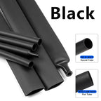 3meters 3:1/4:1 Heat Shrink Tube With Glue 1.6mm-40mm Dual Wall Adhesive Lined Polyolefin Shrinkin ﻿Wrap Cable Protect Sleeving