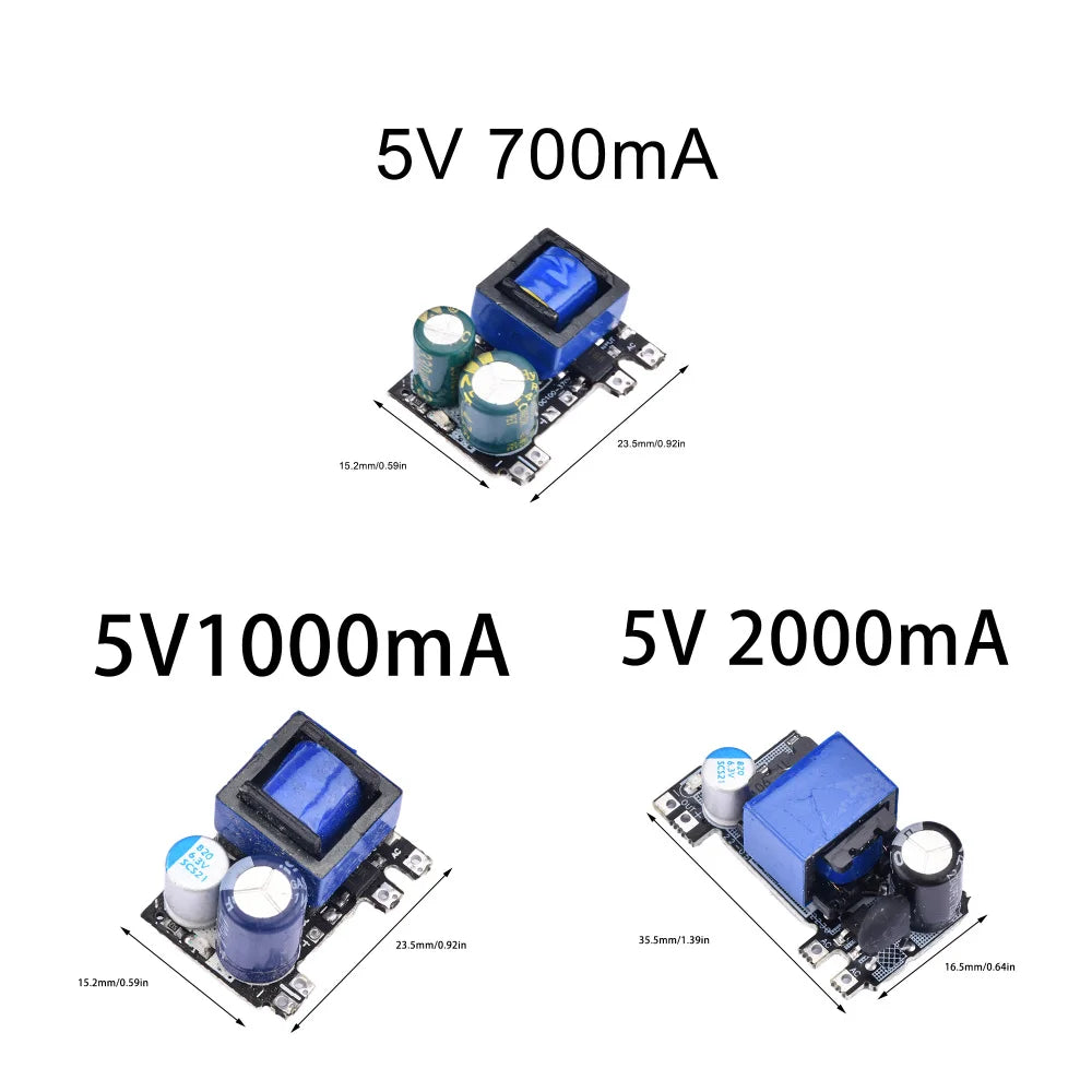 AC70-270V 220V to 5V DC Step Down Transformer Power Supply Module AC-DC 5V 700mA 5V 1A 5V 2A Precision Buck Converter