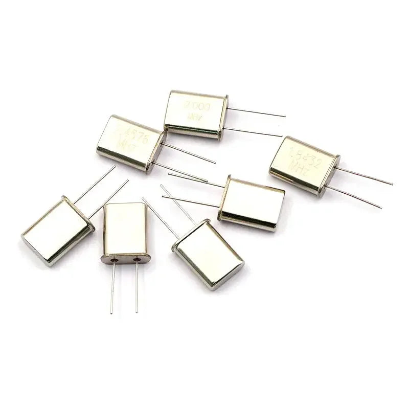 5PCS HC-49U Quartz Crystal Resonator Passive Oscillator 49U DIP-2P 2MHz 4MHz 6MHz 8MHz 9MHz 10MHz 12MHz 16MHz 27MHz