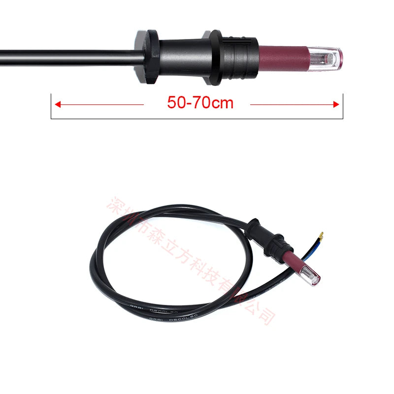 Ordinary QRB1 Flame Detector Photosensitive Electric Eye Burner Detection Photoresistor Red QRB1 Photocell for Burner