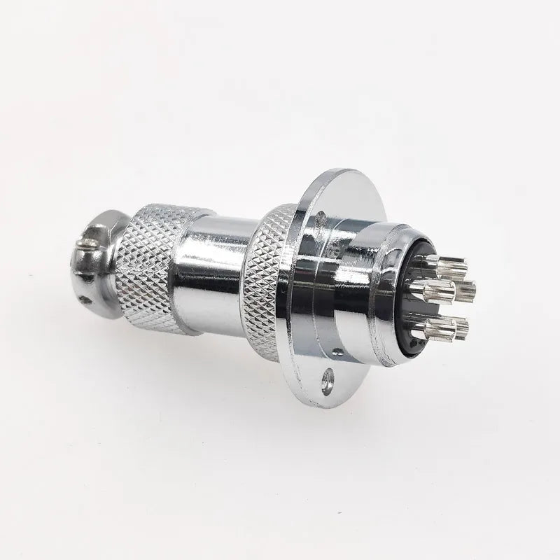 GX20 Metal Aviation Connector 2 3 4 5 6 7 8 9 10 12 14 15 Pin Male Female Plug Socket Panel Mount Flange Circular Cable Joint