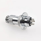 GX20 Metal Aviation Connector 2 3 4 5 6 7 8 9 10 12 14 15 Pin Male Female Plug Socket Panel Mount Flange Circular Cable Joint