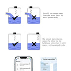 Tuya WiFi or ZIgbee Ultrasonic Water Level Sensor Wireless Gauge Water Tank Level Monitor Waterproof IP65 Water Leak Detector